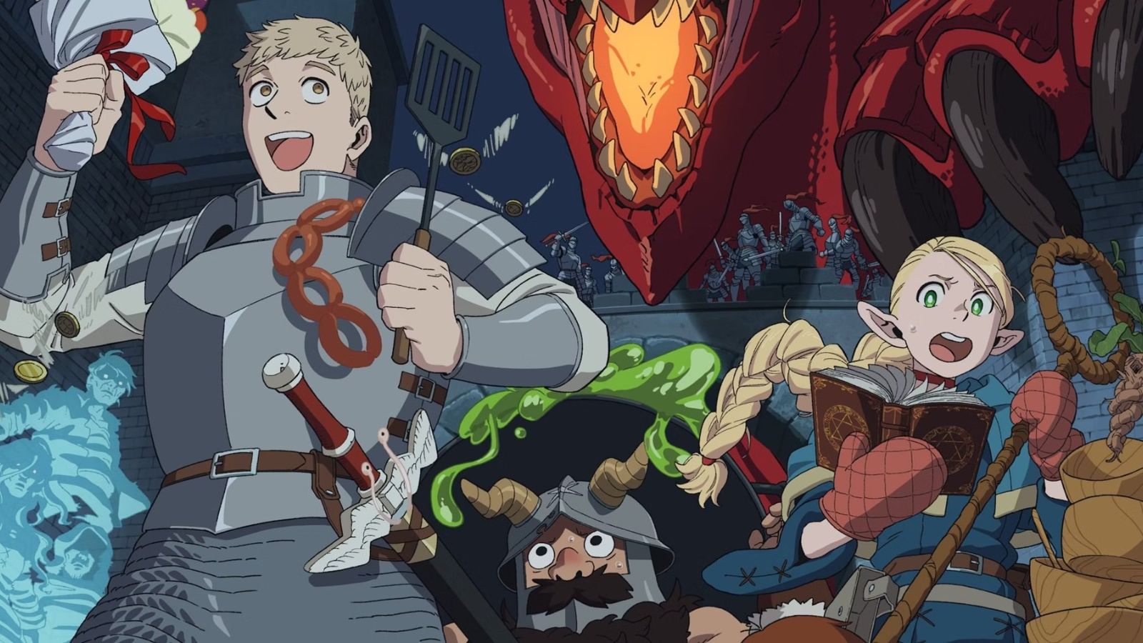 Delicious in Dungeon -- DnD anime