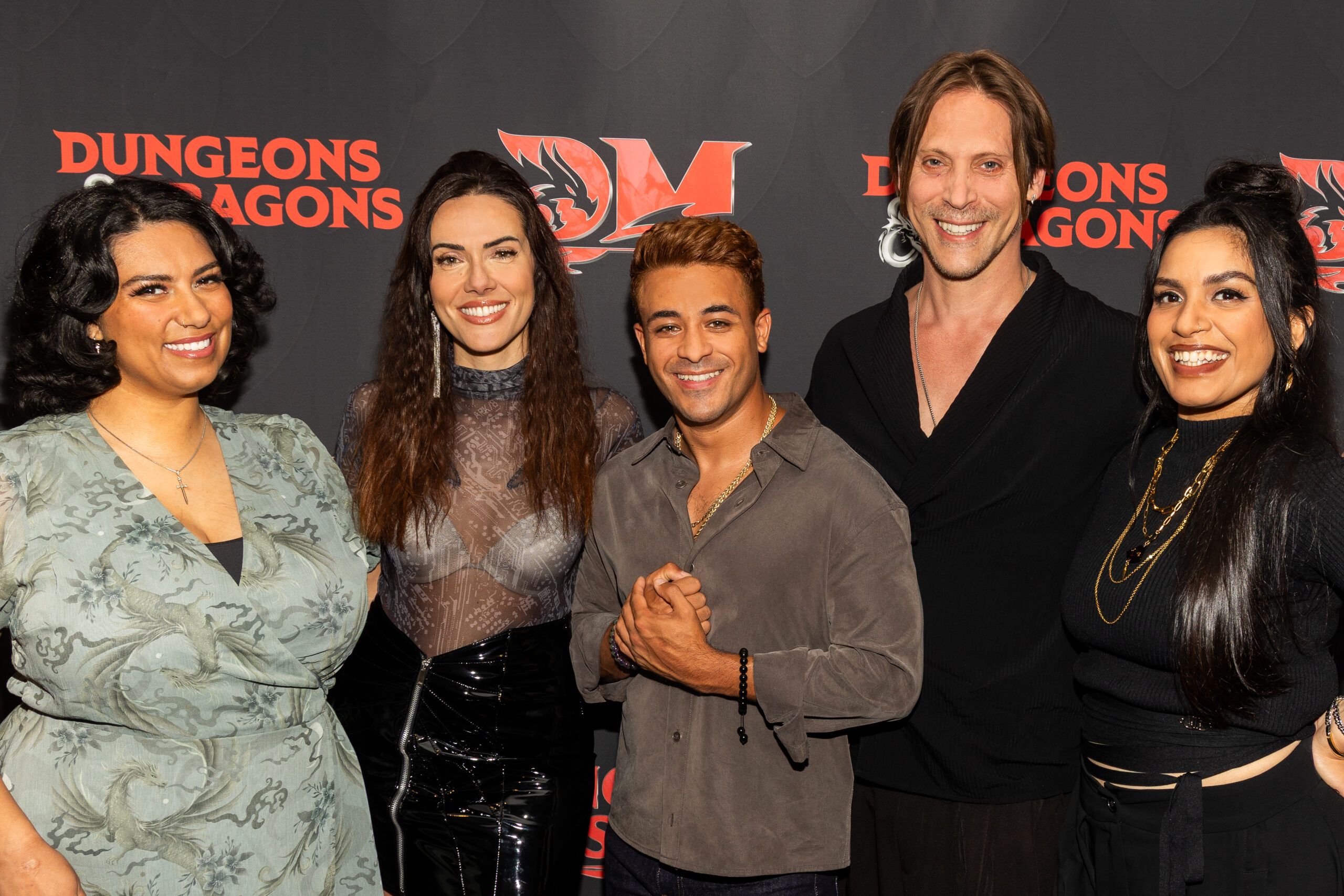 Dungeons and Dragons Dungeon Masters actual play cast Christian Navarro, Devora Wilde, Neil Newbon, Jasmine Bhullar, and Mayanna Berrin